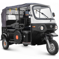 Электротрицикл Rutrike Рикша NEW 60V1800W черно-белый