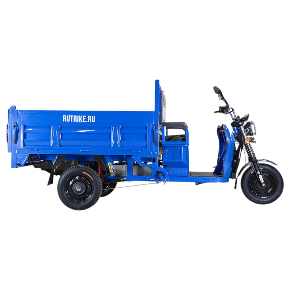 Грузовой электротрицикл Rutrike D5 1500 гидравлика (72V1500W) Тёмно-зелёный 1