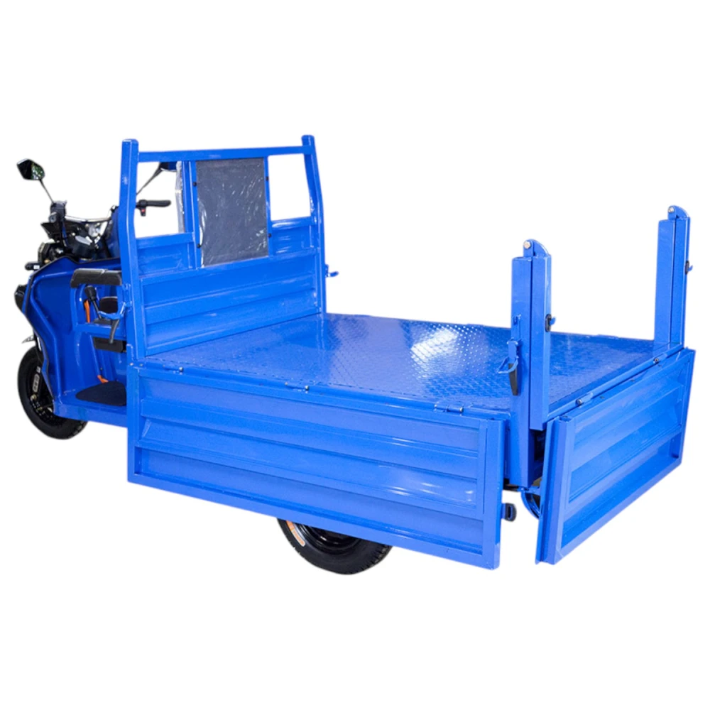 Грузовой электротрицикл Rutrike D5 1500 гидравлика (72V1500W) Тёмно-зелёный 7